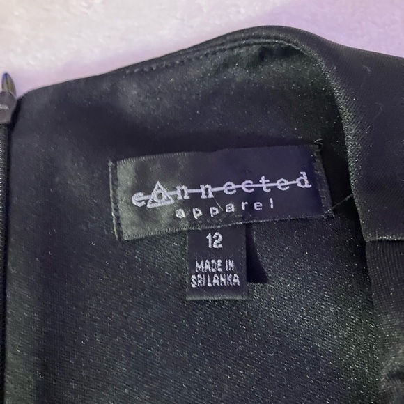 Connected Apparel Color Block Sheath Dress Size 12 - Picture 4 of 6